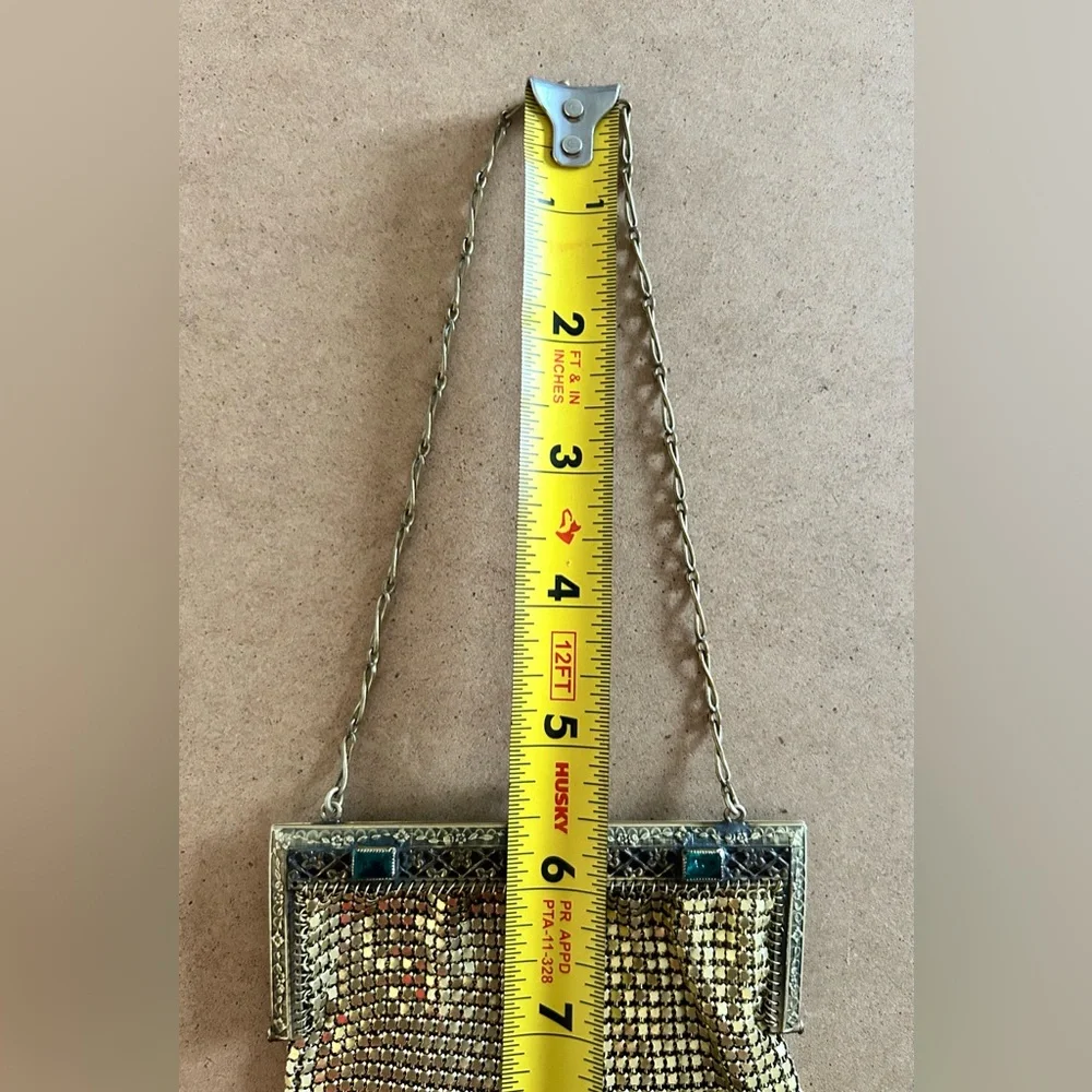 Vintage 1920s Whiting & Davis Metal Mesh Purse - Picture 8 of 14